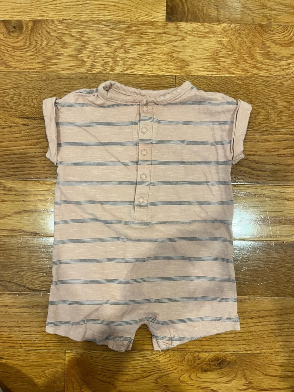 Little planet boys Striped red/ blue Baby Romper